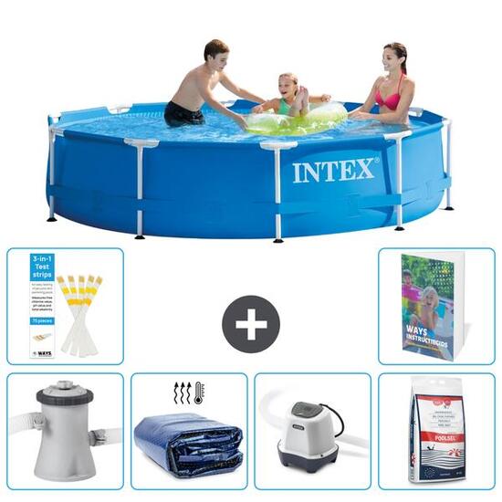 INTEX Piscina con estructura Redonda - 305x76 cm - 7-piezas S329