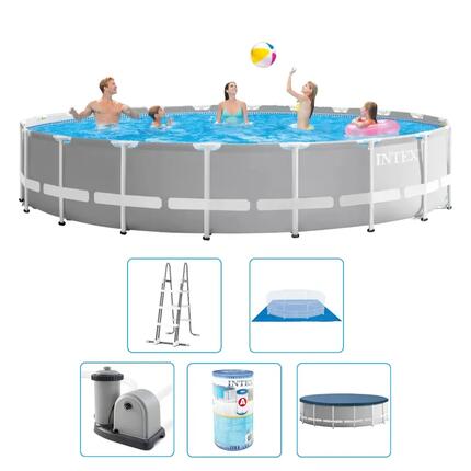 Intex Prism Frame 610x132cm Pool – 6-teilig