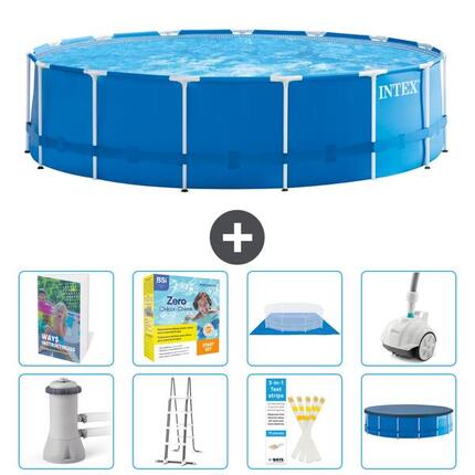 Piscine Tubulaire Ronde - 457x122 cm - 9-pièces S544
