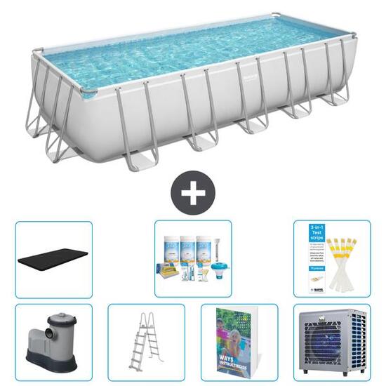BESTWAY Piscina Bestway Power Steel Rectangular - 640x274x132 cm - S612