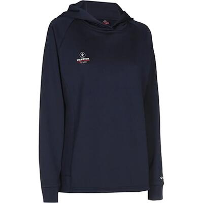 Sweater - sport - dames - patrick exclusive - met kap, lange mouwen - marine
