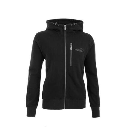 Sweat à capuche sportif pour femme noir