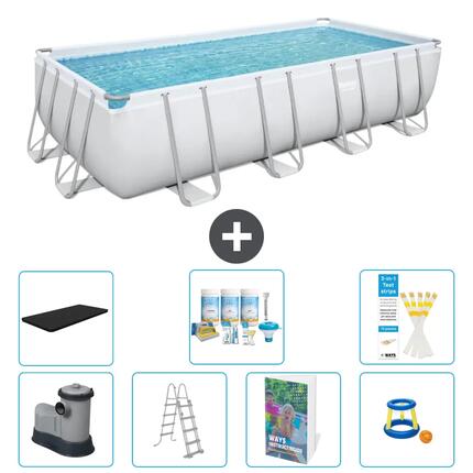 BESTWAY Piscina Bestway Power Steel Rectangular - 549x274x122 cm - S548