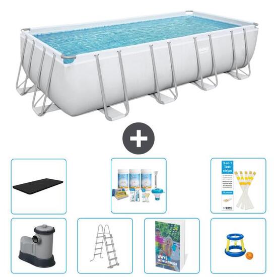 BESTWAY Piscina Bestway Power Steel Rectangular - 549x274x122 cm - S548