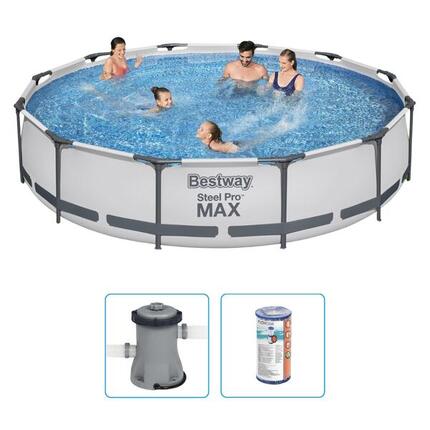 Bestway Steel Pro MAX 366x76cm Pool – 3-teilig