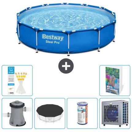 BESTWAY Piscina Bestway Steel Pro Redonda - 366x76 cm - 7-piezas S203