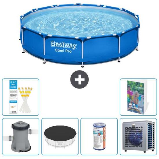 BESTWAY Piscina Bestway Steel Pro Redonda - 366x76 cm - 7-piezas S203