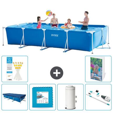 Piscine Tubulaire Rectangulaire - 450x220x84 cm - 7-pièces S9