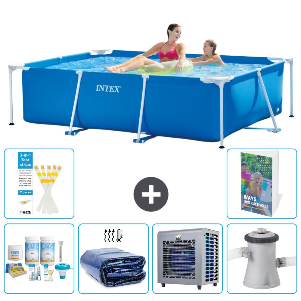 Rechteckiger Frame Pool - 220x150x60 cm - 7-teilig  S128 1/7