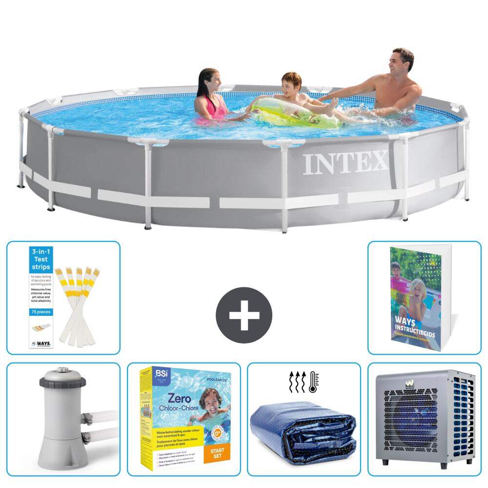 Prism Frame Pool Rund - 366x76 cm - 7-teilig  S331 1/7
