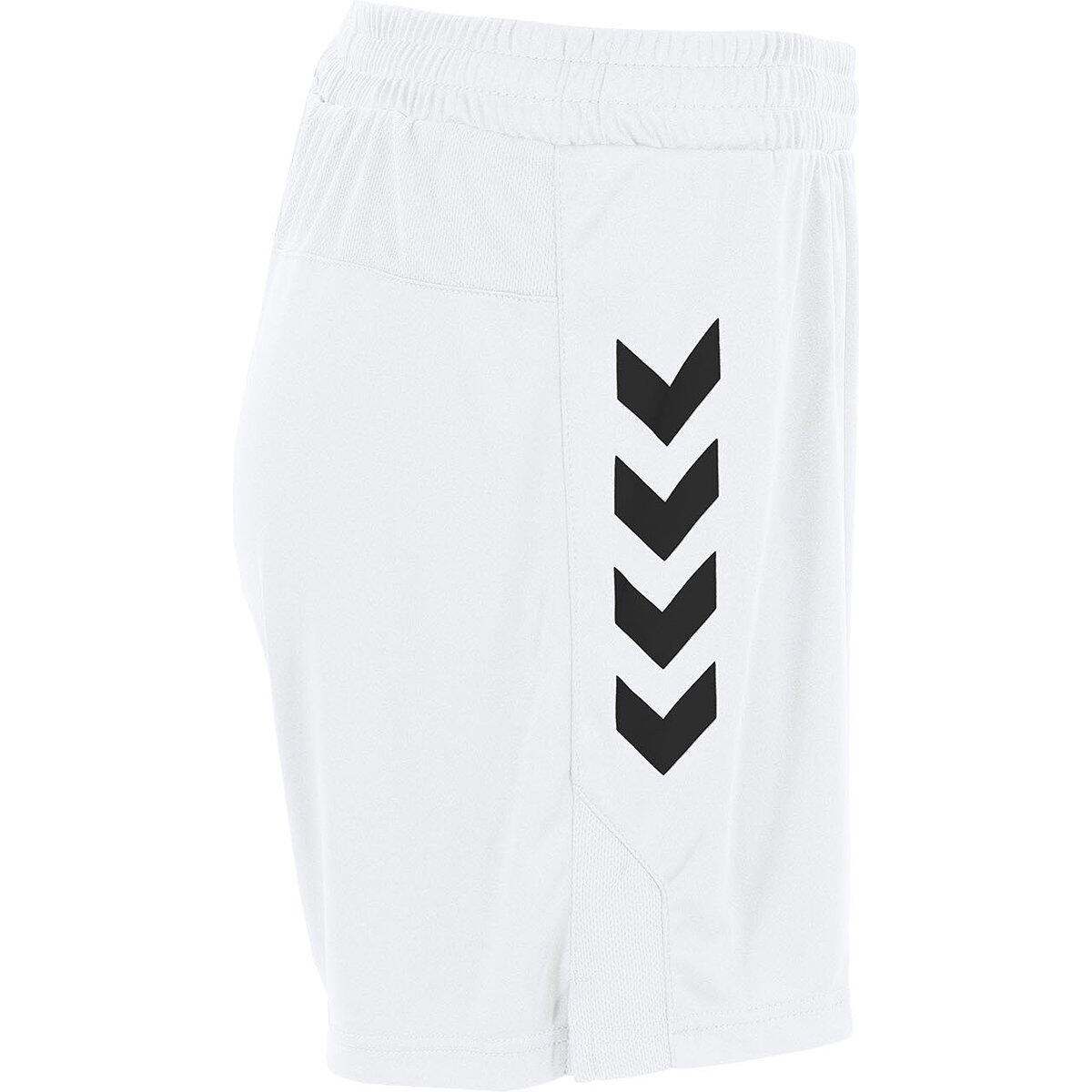 Hummel Memphis Short Dames - Wit / Zwart 3/4