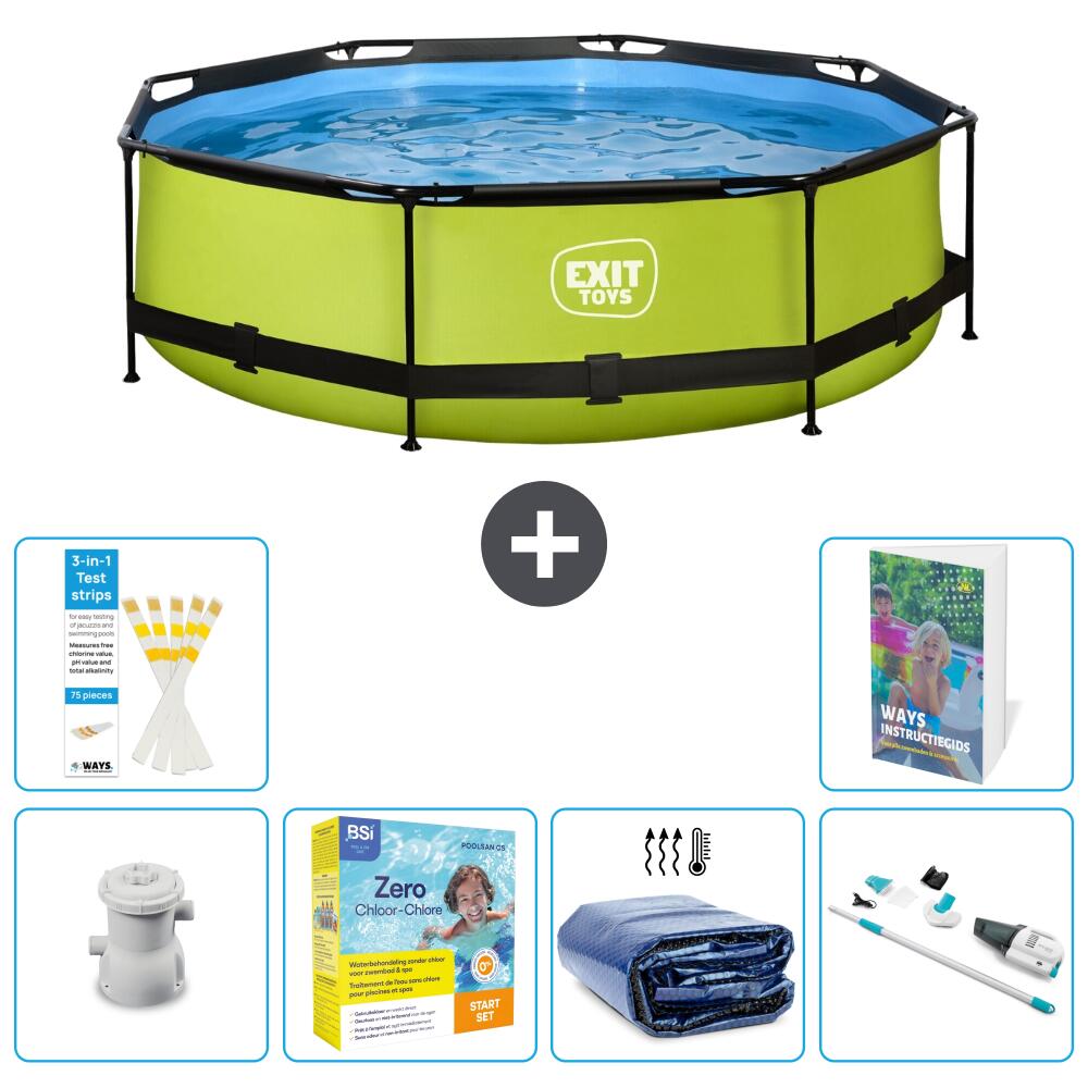 EXIT TOYS Piscina Exit Redonda - 300x76 cm - 7-piezas S196 1/7