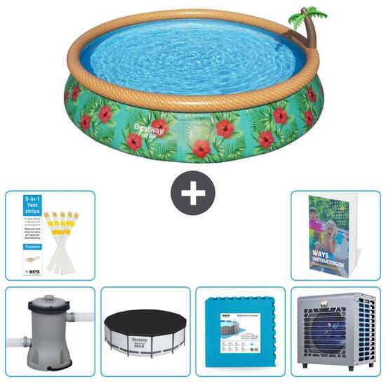 BESTWAY Piscina Bestway Fast Set Redonda - 457x84 cm - 7-piezas S290