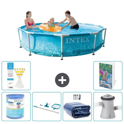 INTEX Basen ze stelażem Okrągły - 305x76 cm - 7-częściowy S20