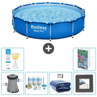 Bestway steel pro rond - 366x76 cm - 5-delig s233