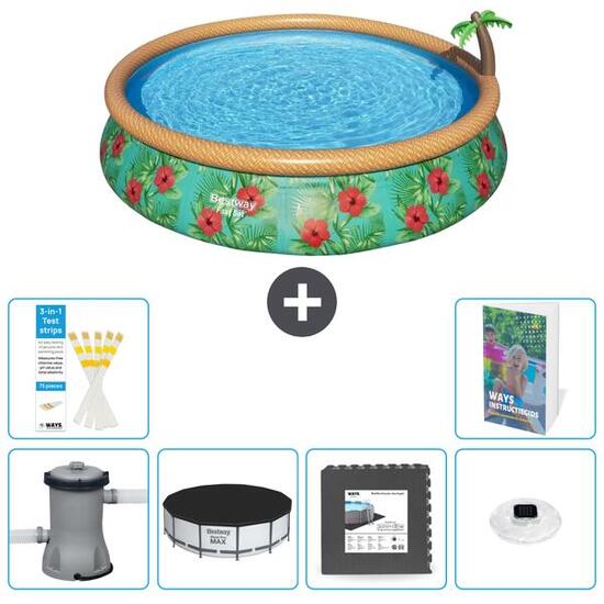 BESTWAY Piscina Bestway Fast Set Redonda - 457x84 cm - 7-piezas S312