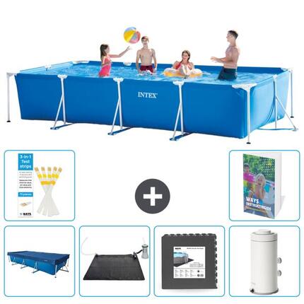 Piscine Tubulaire Rectangulaire - 450x220x84 cm - 7-pièces S53