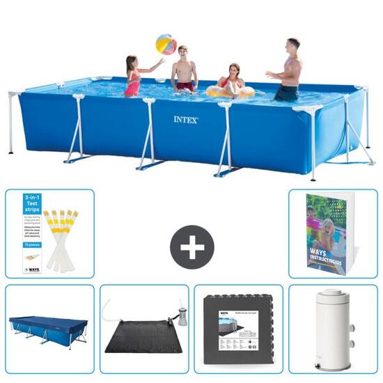 Piscine Tubulaire Rectangulaire - 450x220x84 cm - 7-pièces S53