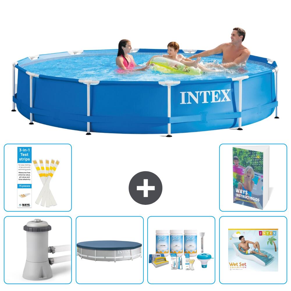 Frame Pool Rund - 366x76 cm - 7-teilig  S335 1/7