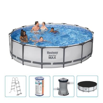 Bestway Steel Pro MAX 457x107cm Pool – 5-teilig