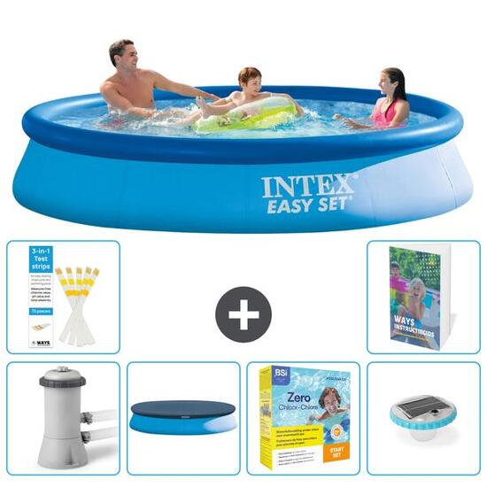Easy Set Pool Rund - 366x76 cm - 7-teilig S178