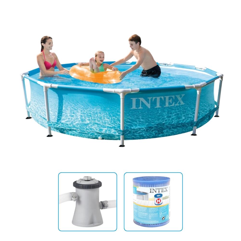 Intex Metal Frame 305x76cm Pool – 3-teilig 1/1