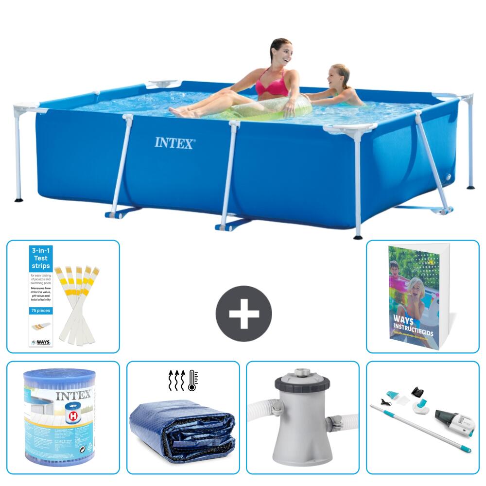 Rechteckiger Frame Pool - 220x150x60 cm - 7-teilig  S27 1/7