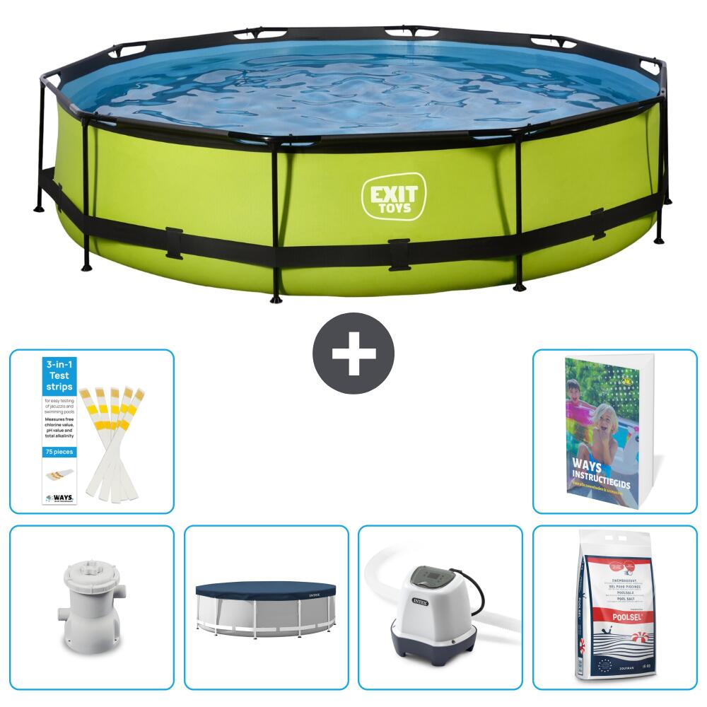 EXIT TOYS Piscina Exit Redonda - 360x76 cm - 7-piezas S301 1/7