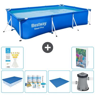 Bestway steel pro rechthoekig - 300x201x66 cm - 5-delig s77