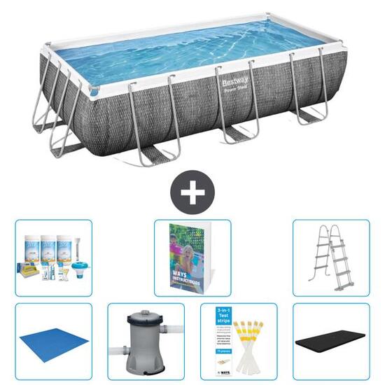 BESTWAY Piscina Bestway Power Steel Rectangular - 404x201x100 cm - S425