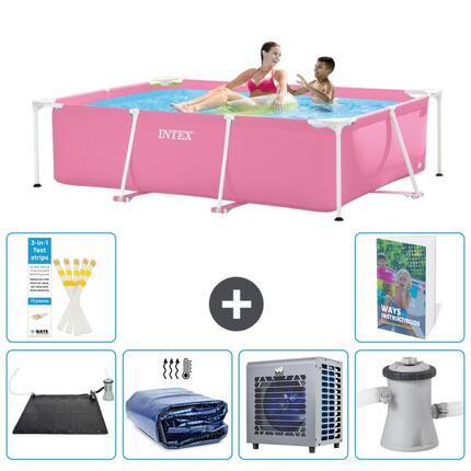 INTEX Piscina con estructura Rectangular - 220x150x60 cm - 7-piezas S42