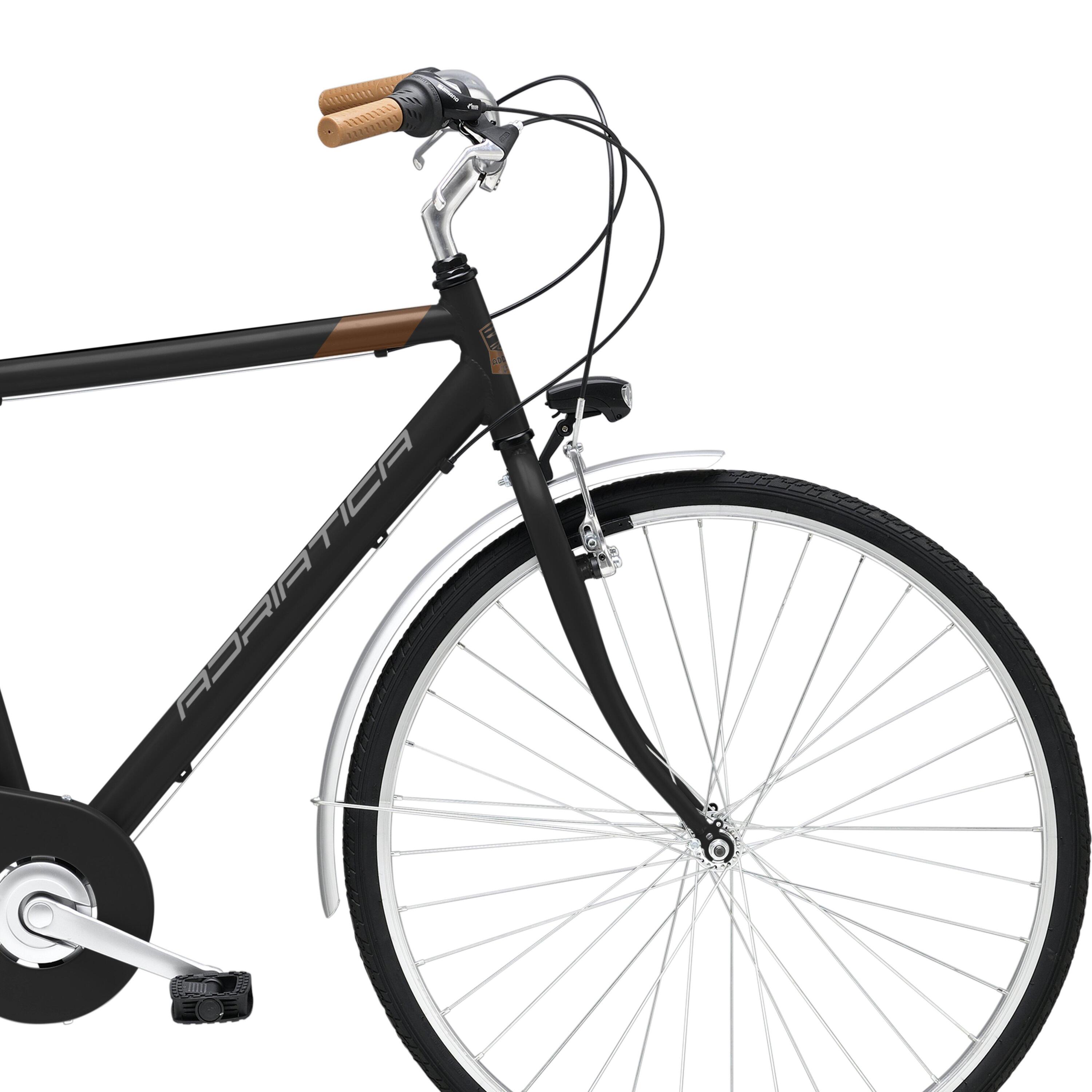 Bicicleta de Cidade Adriatica Trend Quadro Alto Negro 3/3