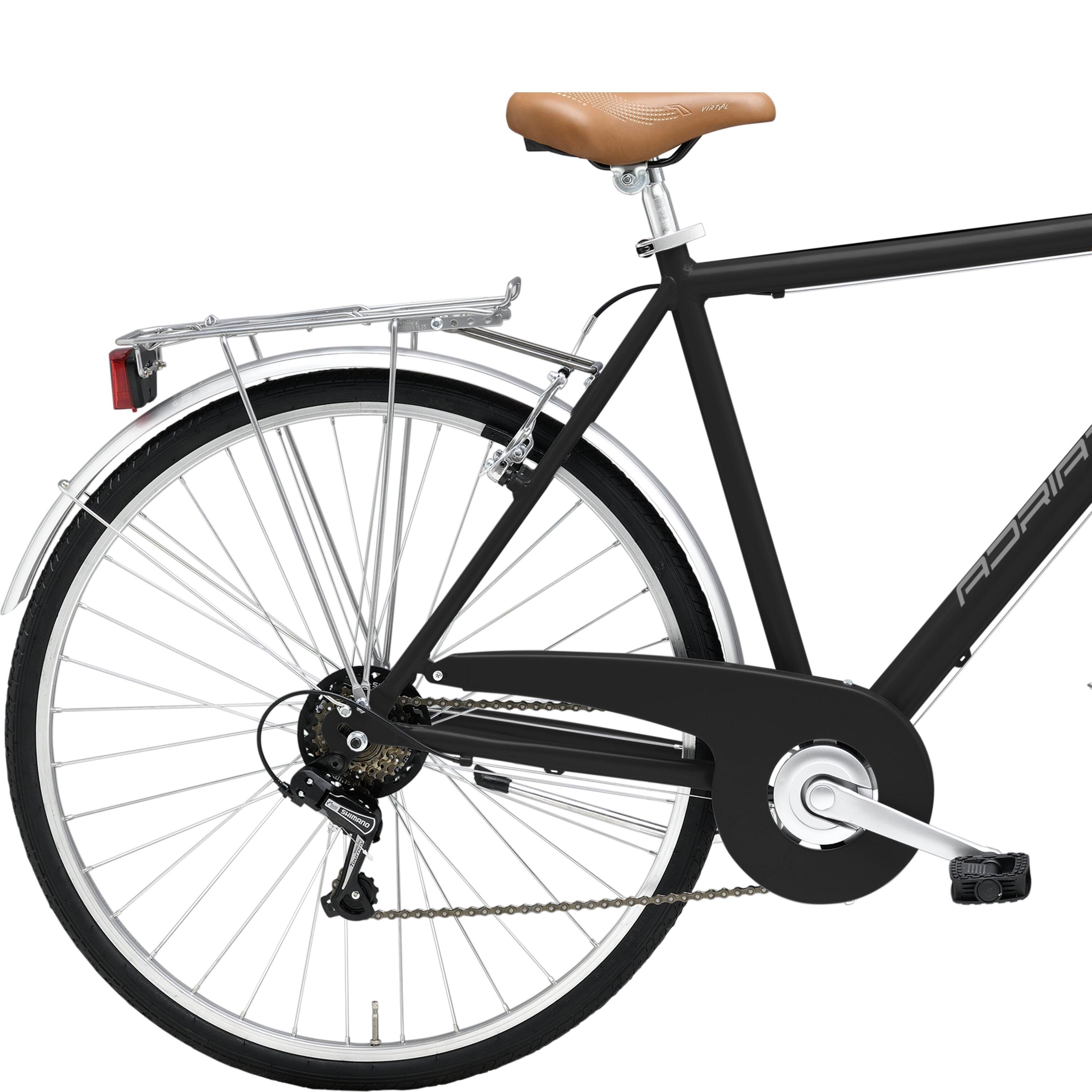 Bicicleta de Cidade Adriatica Trend Quadro Alto Negro 2/3