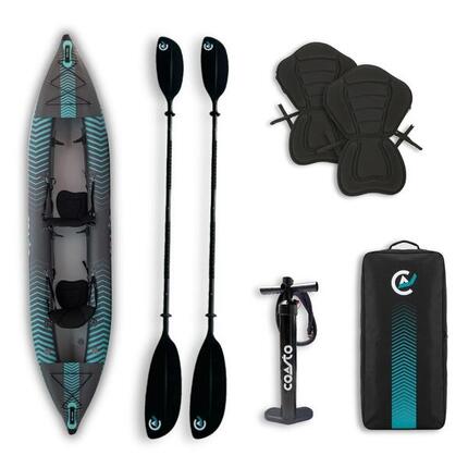 Kayak gonflable Coasto Liberty 2 Places - 426x81cm/14'x32" - Max 220kg