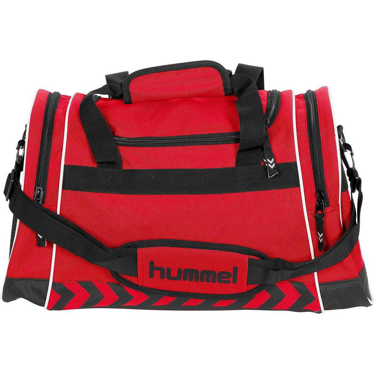 Hummel Sheffield (S) Sac de sport avec poches latérales - rouge 3/5