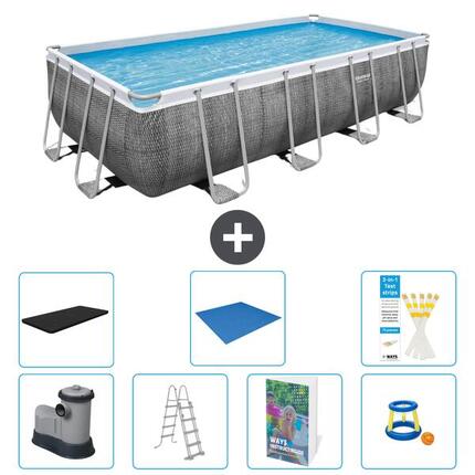 BESTWAY Piscina Bestway Power Steel Rectangular - 549x274x122 cm - S568