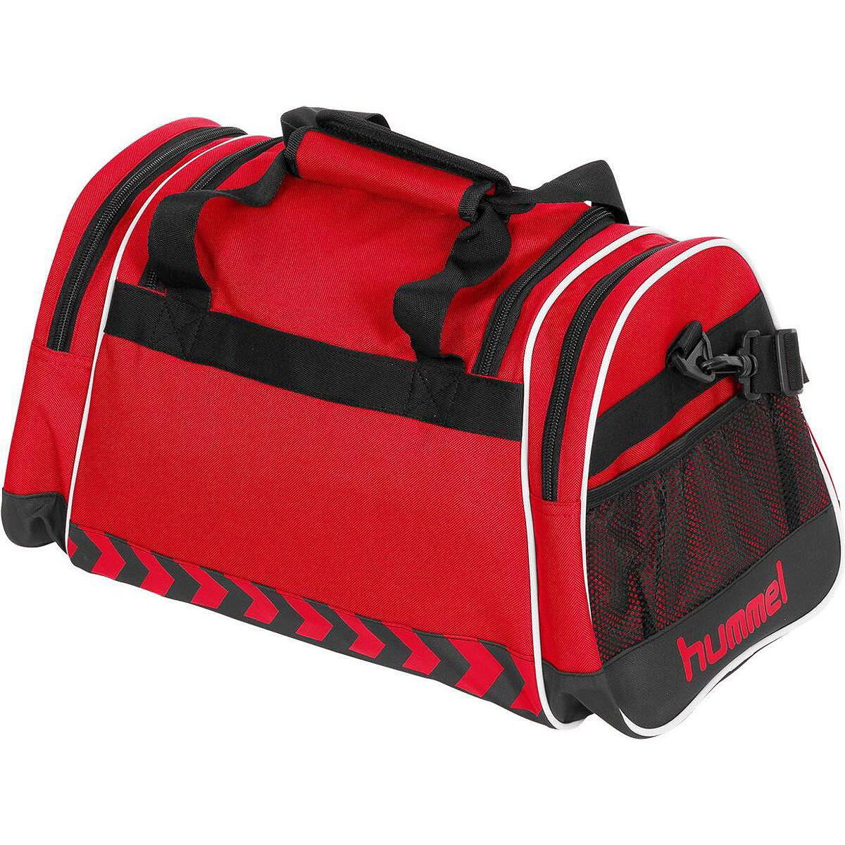 Hummel Sheffield (S) Sac de sport avec poches latérales - rouge 4/5