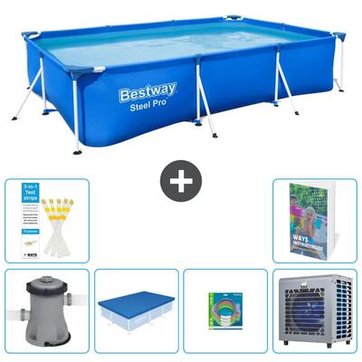 Bestway steel pro rechthoekig - 300x201x66 cm - 5-delig s338