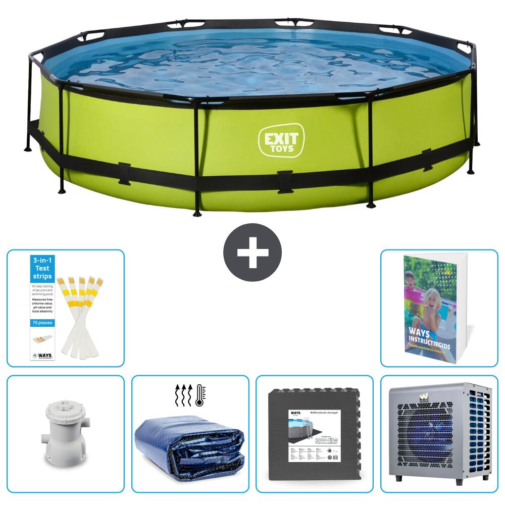 Exit Pool Rund - 360x76 cm - 7-teilig  S190 1/7