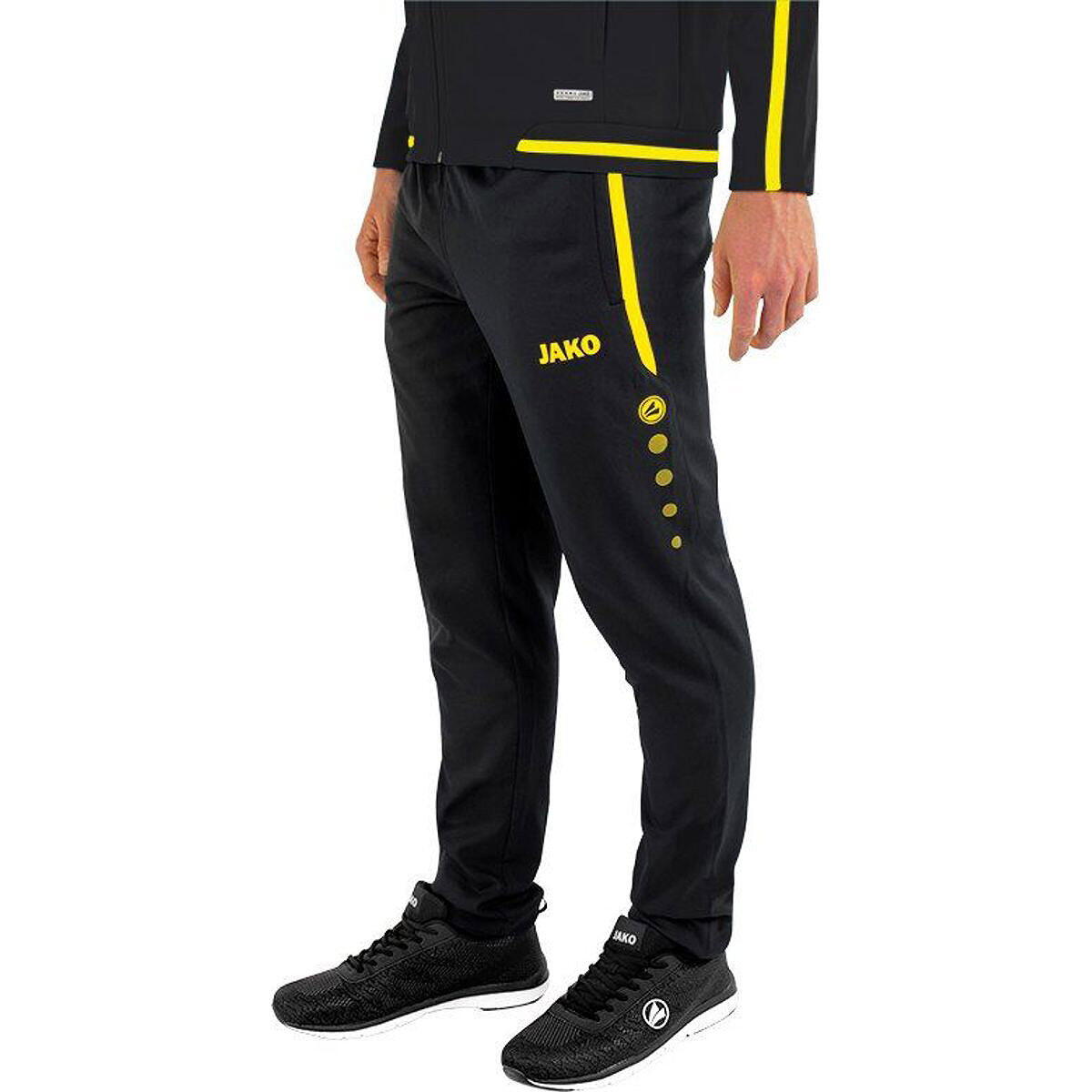 Jako Striker 2.0 vrijetijdsbroek kinderen - Zwart / Fluogeel 3/5