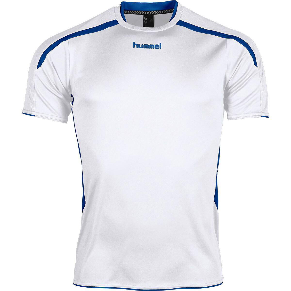 Hummel Preston T‑shirt Manches Courtes Hommes - Blanc / Royal 2/5