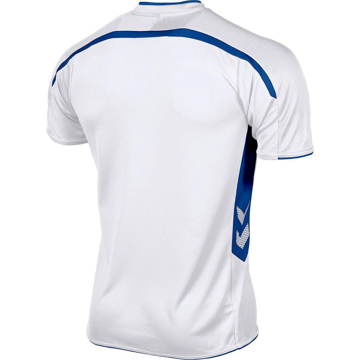 Hummel Preston T‑shirt Manches Courtes Hommes - Blanc / Royal 4/5