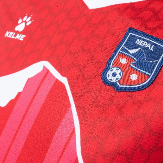 Kelme Camiseta 1ª Equipación Nepal Rojo Unisex 3/4