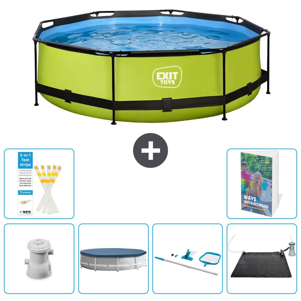EXIT TOYS Piscina Exit Redonda - 300x76 cm - 7-piezas S241 1/7