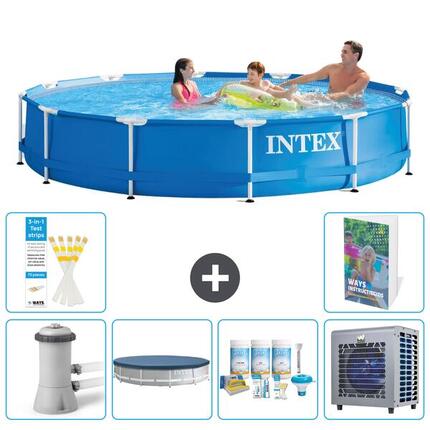Piscine Tubulaire Ronde - 366x76 cm - 7-pièces S264