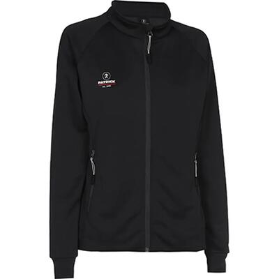 Presentatiejack - dames - effen, ritssluiting, 2 zakken - zwart