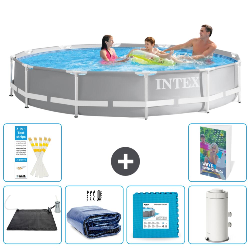 Prism Frame Pool Rund - 366x76 cm - 7-teilig  S166 1/7