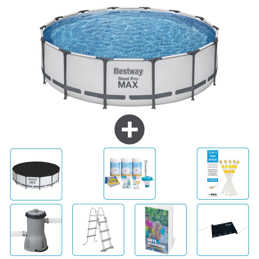 Bestway Steel Pro MAX Rund - 427x122 cm - 8-teilig  S632 1/7