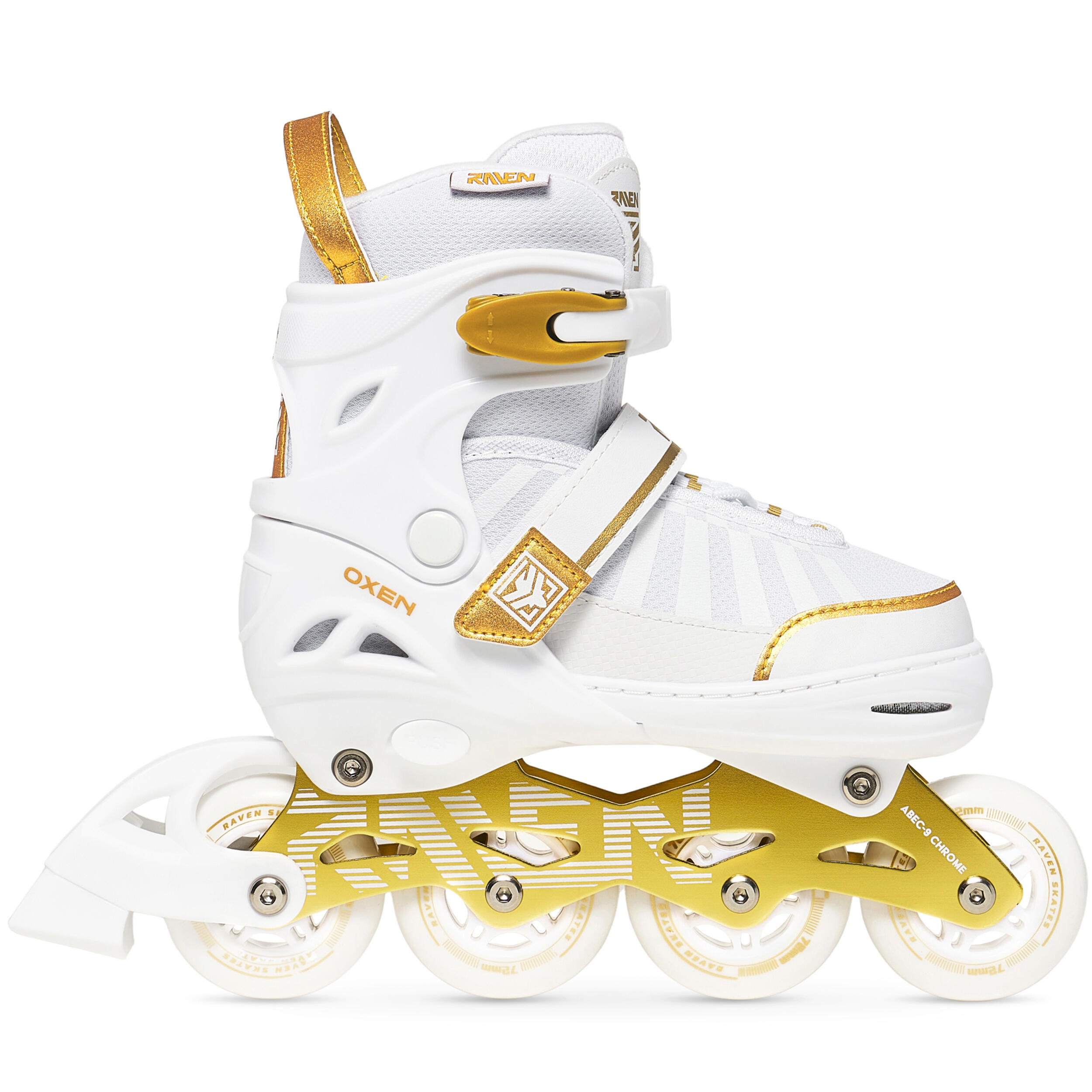 Patins de rodas patins de linha e patins artísticos ajustáveis 4 em 1 Oxen 4/6
