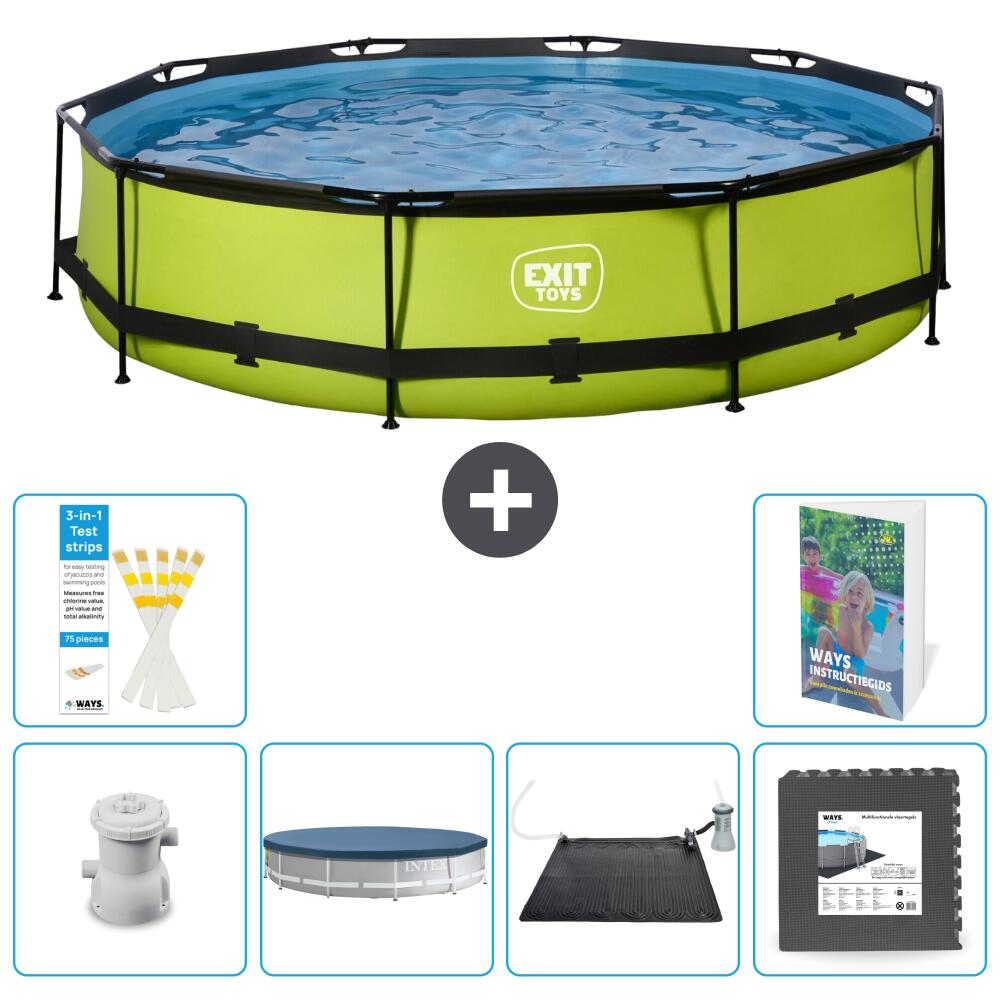 EXIT TOYS Piscina Exit Redonda - 360x76 cm - 7-piezas S195 1/7